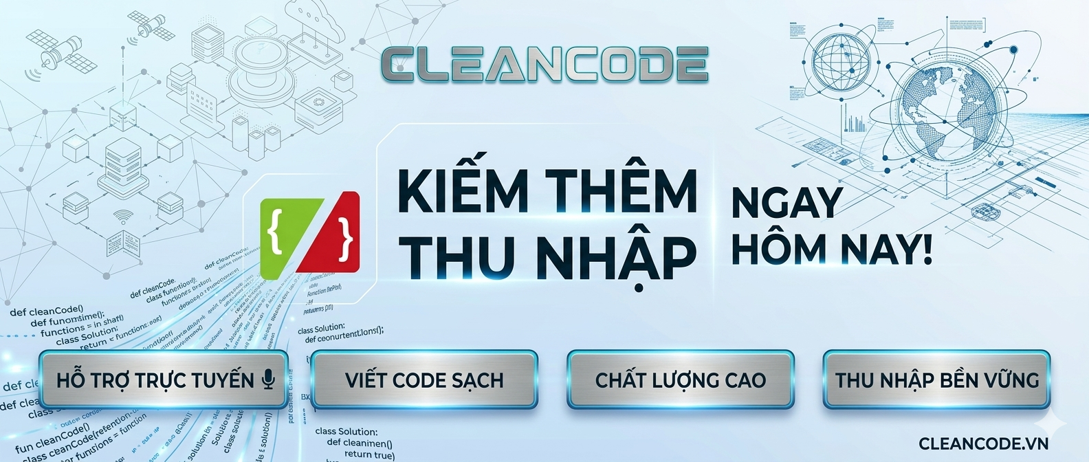 Bán source code kiếm thêm thu nhập - cleancode.vn