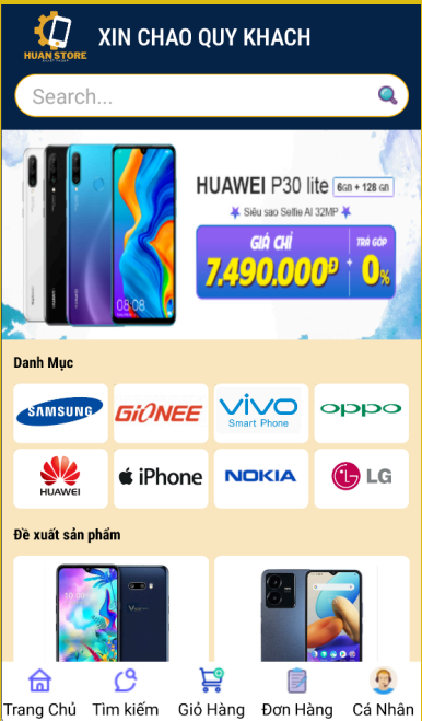 (ANDROID JAVA + SQLITE + BÁO CÁO WORD) App bán hàng android mua bán điện thoại có đầy đủ chức năng quản trị và đặt hàng, xem giỏ hàng thanh toán