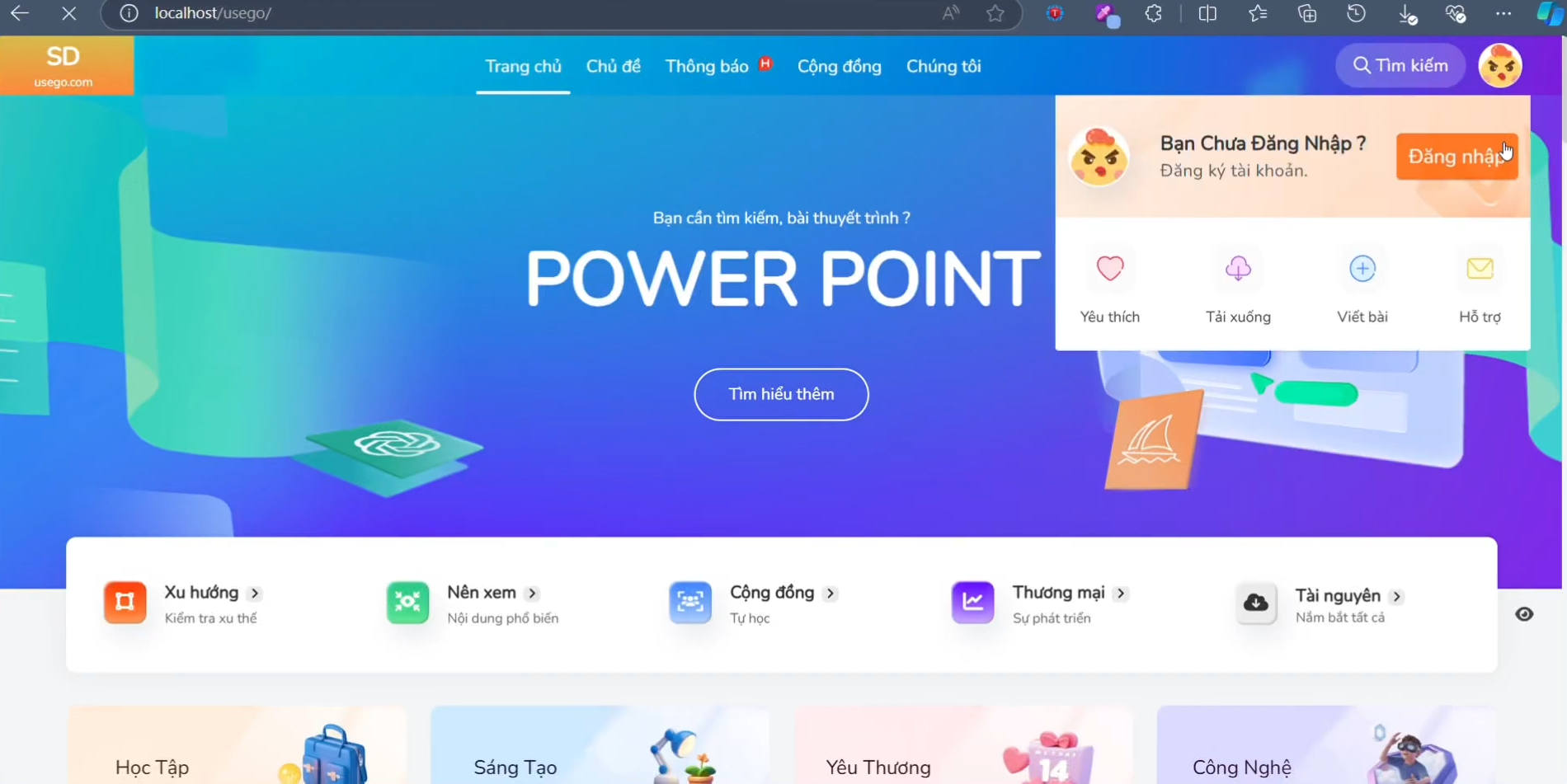 Code website php mysql chia sẻ tài liệu, slide thuyết trình có thanh toán online