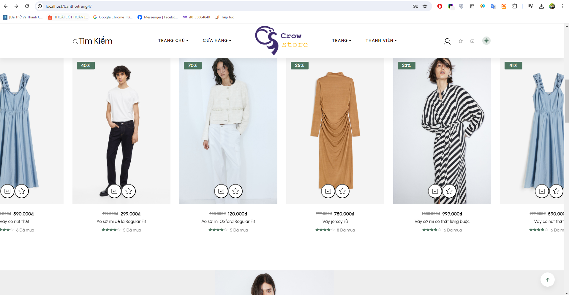Website bán hàng Quần Áo Thời Trang [PHP-Mysql] chuẩn seo full chức năng giao diện đẹp