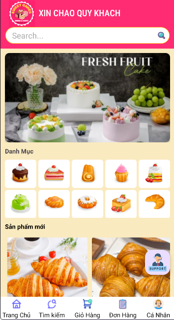 (ANDROID JAVA + SQLITE + BÁO CÁO WORD) App bán bánh ngọt android java có quản trị và người dùng, đánh giá sản phẩm sau khi mua, đặt hàng, tiến trình thực hiện đơn hàng, các chức năng thêm, sửa, xóa