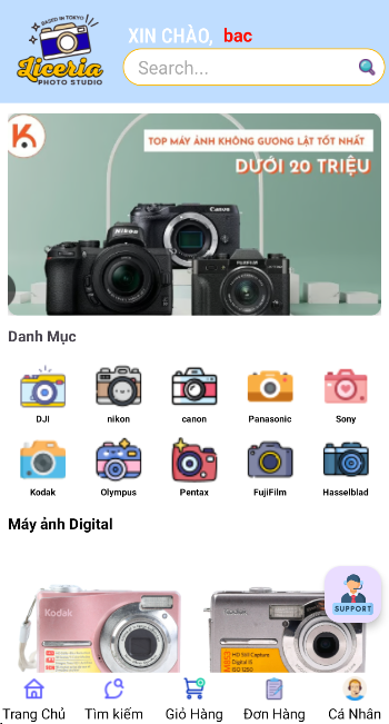 (ANDROID JAVA + SQLITE + BÁO CÁO WORD) App bán máy ảnh camera android có quản trị và người dùng, đánh giá sản phẩm sau khi mua, đặt hàng, tiến trình thực hiện đơn hàng, các chức năng thêm, sửa, xóa