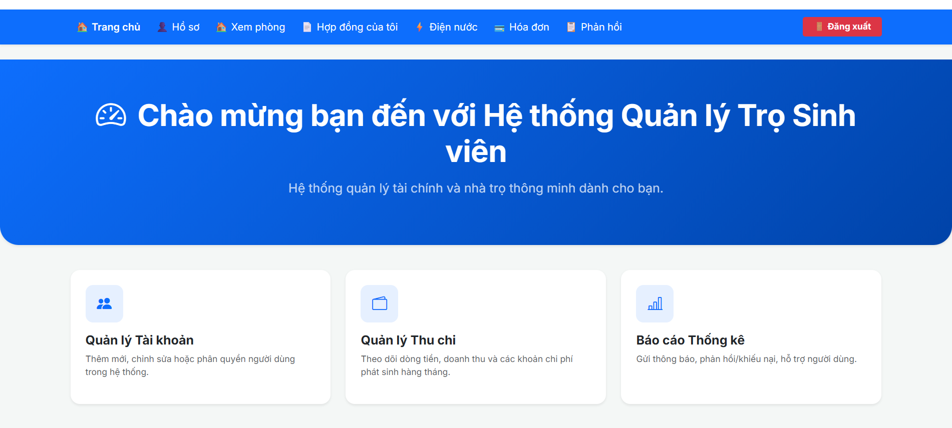 Website Quản Lý Ký Túc Xá Java Web JSP + Database SQL Server + Full báo cáo Đồ án loại giỏi