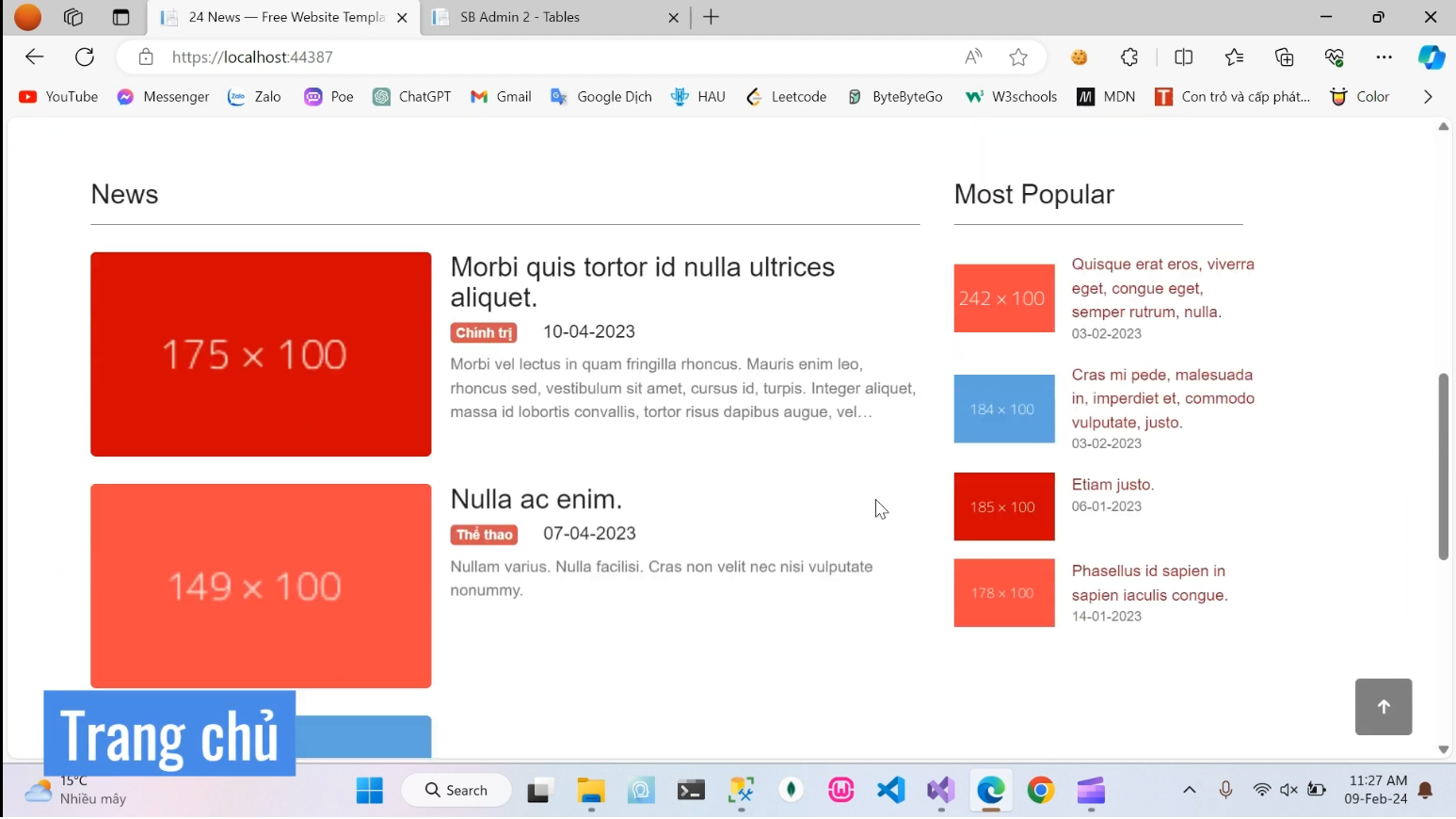 Sharecode Website Tin tức blog cá nhân ASP.NET Core chia sẻ công nghệ thủ thuật