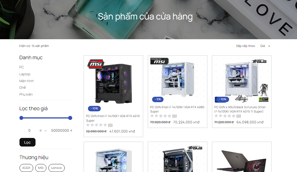 Đồ án website bán hàng lap top điện thoại phụ kiện php mysql + Báo cáo