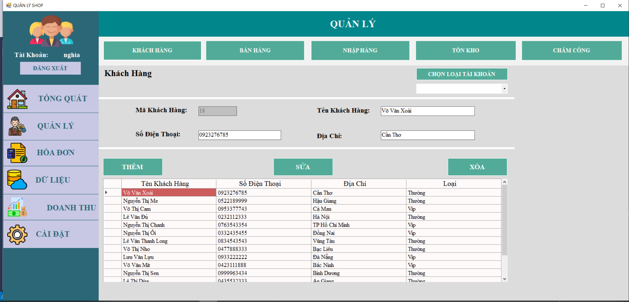 Source code app bán hàng - quản lý bán hàng, quản lý nhân viên, winform C# - có word