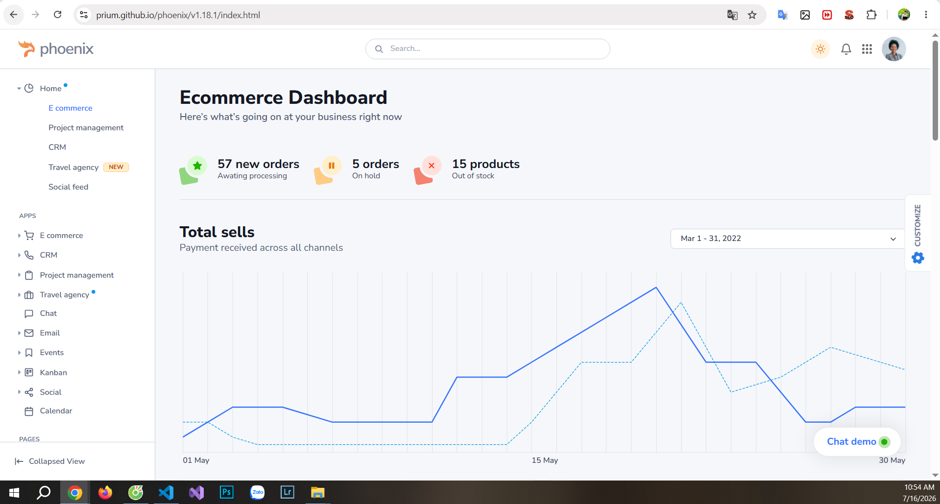 Admin Dashboard & WebApp Template - Phoenix', 'admin-dashboard-webapp-template-phoenix