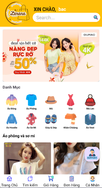 (ANDROID JAVA + SQLITE + BÁO CÁO WORD) App bán quần áo android java có quản trị và người dùng, đánh giá sản phẩm sau khi mua, đặt hàng, tiến trình thực hiện đơn hàng, các chức năng thêm, sửa, xóa