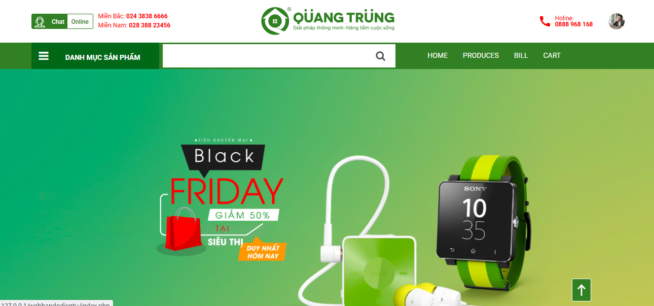 Đồ án + Báo Cáo website shop bán đồ điện tử tivi,tai nghe bằng PHP & MYSQL đầy đủ chức năng quản trị và người dùng (kèm báo cáo WORD 60 trang đủ 7 loại UML)