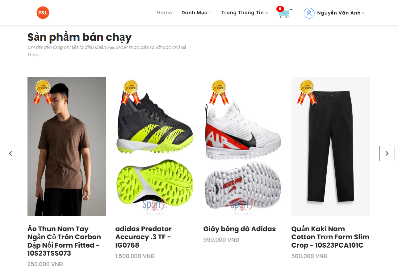 Source code website bán hàng thời trang có Responsive | Đầy đủ báo cáo website bán hàng thời trang