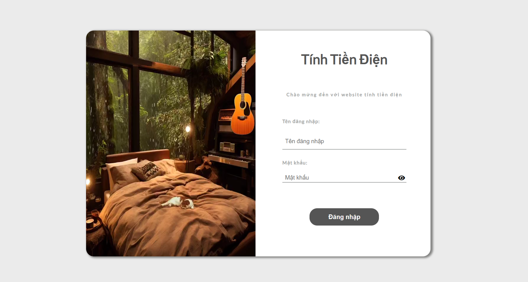 Source code website quản lý hóa đơn tiền điện | Đầy đủ báo cáo
