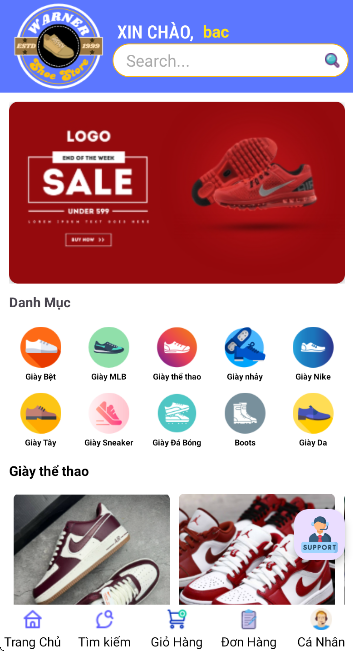 (ANDROID JAVA + SQLITE + BÁO CÁO WORD) App bán giày android java có quản trị và người dùng, đánh giá sản phẩm sau khi mua, đặt hàng, tiến trình thực hiện đơn hàng, các chức năng thêm, sửa, xóa