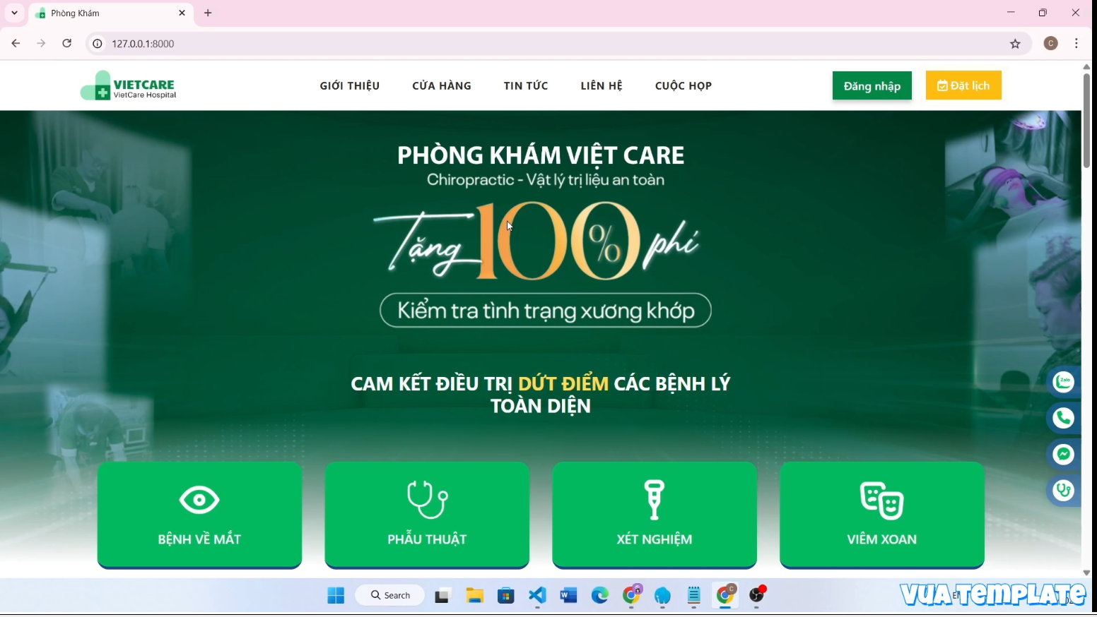 Source code website quản lý bệnh viện, quản lý bệnh nhân - bác sĩ và đặt lịch khám bệnh online