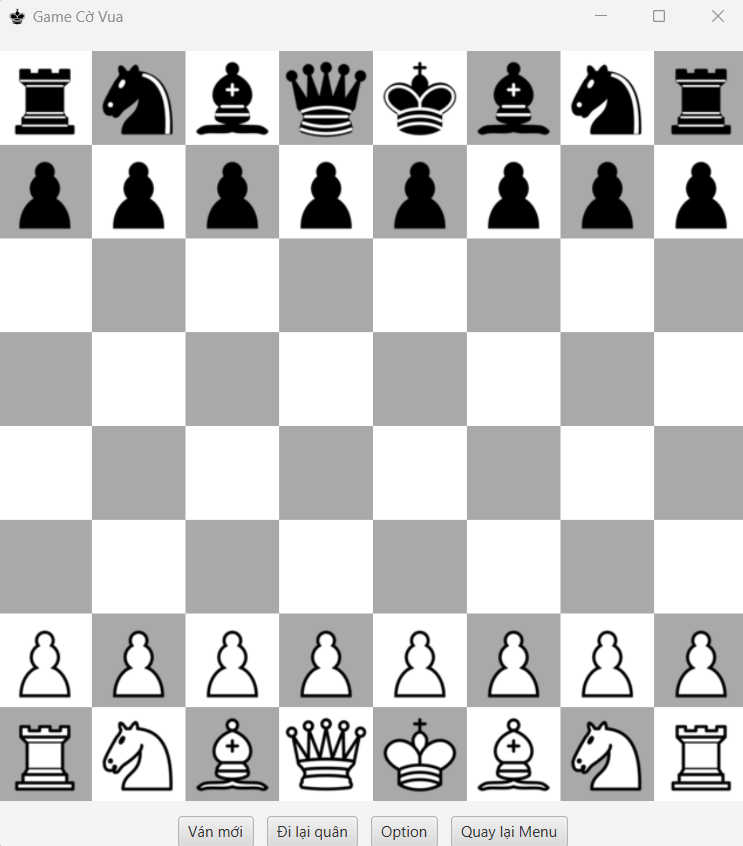Source code đồ án game cờ vua bằng java + báo cáo