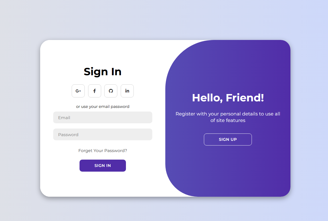 Giao diện đăng nhập trang trang web hiện đai (HTML,CSS,JS)