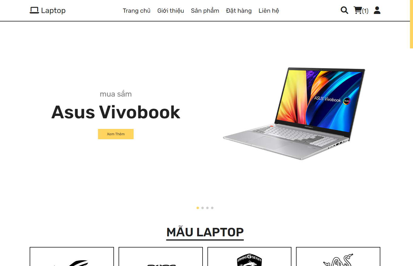 Full source code Website bán hàng Laptop Máy Tính full chức năng giao diện đẹp, sử dụng PHP + MySql